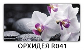 Обеденный раздвижной стол Бриз с фотопечатью Цветы R044 в Ревде - revda.mebel-74.com | фото