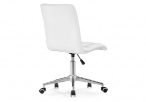 Офисное кресло Квадро экокожа белая / хром в Ревде - revda.mebel-74.com | фото