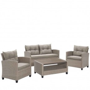 Плетеный комплект мебели с диваном AFM-804B Beige в Ревде - revda.mebel-74.com | фото