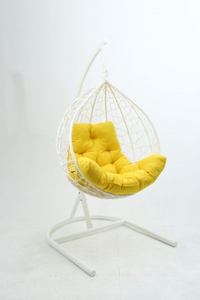 Подвесное кресло Бароло (белый/желтый) в Ревде - revda.mebel-74.com | фото