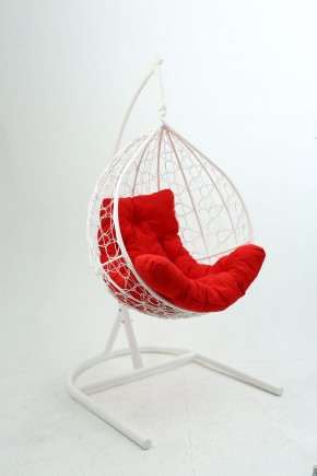 Подвесное кресло Бароло (белый/красный) в Ревде - revda.mebel-74.com | фото