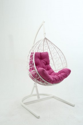 Подвесное кресло Бароло (белый/розовый) в Ревде - revda.mebel-74.com | фото