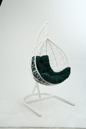Подвесное кресло Бароло (белый/зеленый) в Ревде - revda.mebel-74.com | фото