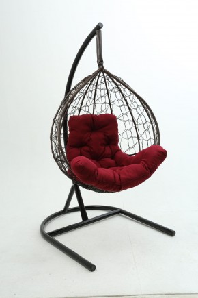 Подвесное кресло Бароло (коричневый/бордо) в Ревде - revda.mebel-74.com | фото