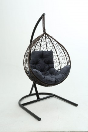 Подвесное кресло Бароло (коричневый/графит) в Ревде - revda.mebel-74.com | фото
