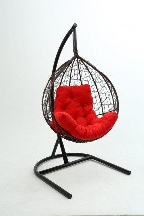 Подвесное кресло Бароло (коричневый/красный) в Ревде - revda.mebel-74.com | фото