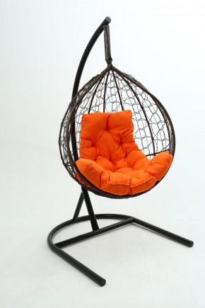 Подвесное кресло Бароло (коричневый/оранжевый) в Ревде - revda.mebel-74.com | фото