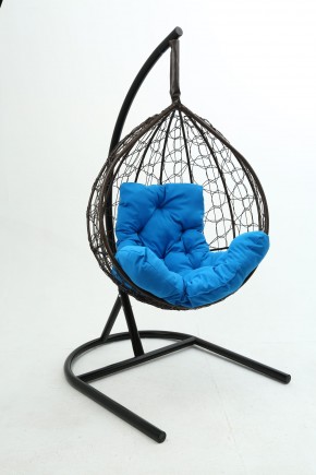Подвесное кресло Бароло (коричневый/синий) в Ревде - revda.mebel-74.com | фото