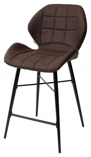 Полубарный стул MARCEL COWBOY-#800 темно-коричневый (H=65cm), ткань микрофибра М-City в Ревде - revda.mebel-74.com | фото