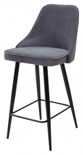 Полубарный стул NEPAL-PB ЛАТТЕ #25, велюр/ черный каркас (H=68cm) М-City в Ревде - revda.mebel-74.com | фото