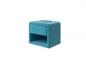 PROxSON Тумба Cube (Ткань: Велюр Shaggy Azure) 52x41 в Ревде - revda.mebel-74.com | фото