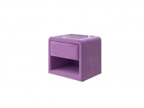PROxSON Тумба Cube (Ткань: Велюр Shaggy Lilac) 52x41 в Ревде - revda.mebel-74.com | фото