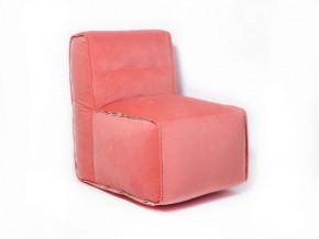 Прямое модульное бескаркасное кресло Комфорт (Персик велюр) в Ревде - revda.mebel-74.com | фото