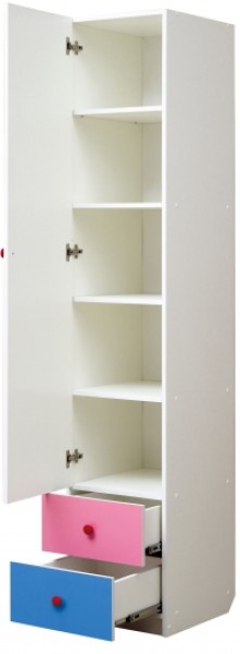 Шкаф 1-но дверный с ящиками и фотопечатью Совята 1.1 (400) в Ревде - revda.mebel-74.com | фото