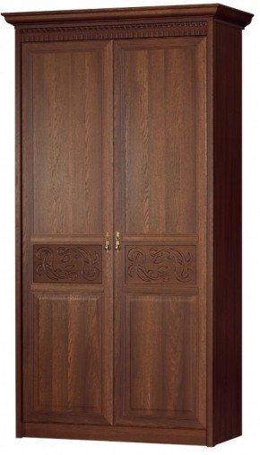 Шкаф 2-х дверный с полками ДСП №181 "Лючия" Дуб оксфорд в Ревде - revda.mebel-74.com | фото
