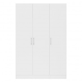 Шкаф 2-х створчатый + Пенал Стандарт, цвет белый, ШхГхВ 135х52х200 см., универсальная сборка в Ревде - revda.mebel-74.com | фото