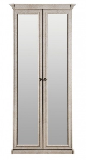 Шкаф 2-х створчатый с Зеркалом Афина (крем корень) в Ревде - revda.mebel-74.com | фото