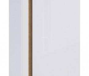 Шкаф 2х дверный с зеркалом Веста СБ-2259 (Дуб Бунратти/Белый глянец) в Ревде - revda.mebel-74.com | фото