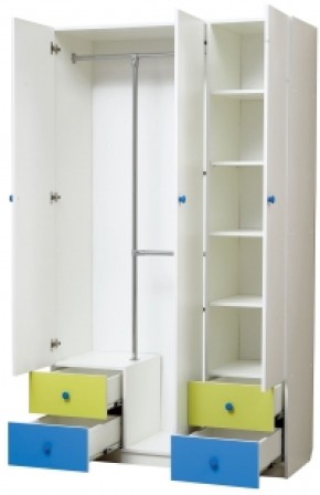 Шкаф 3-х дверный с ящиками и зеркалом Радуга (1200) в Ревде - revda.mebel-74.com | фото