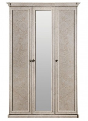 Шкаф 3-х створчатый (2+1) с зеркалом Афина (крем корень) в Ревде - revda.mebel-74.com | фото