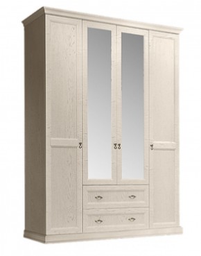 Шкаф 4-х дверный (с зеркалами) для платья и белья с выдвижными ящиками Венеция дуб седан (ВНШ1/41) в Ревде - revda.mebel-74.com | фото