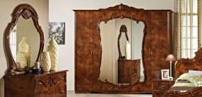Шкаф 5-и дверный с зеркалами (20.145) Тициана (орех) в Ревде - revda.mebel-74.com | фото