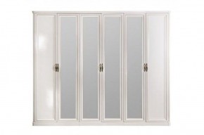 Шкаф 6-ти ств (2+2+2) с зеркалами Натали (комплект) в Ревде - revda.mebel-74.com | фото