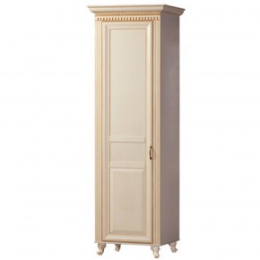 Шкаф для одежды 1-дверный №472 Марлен Кремовый белый в Ревде - revda.mebel-74.com | фото