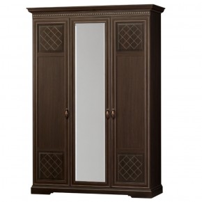 Шкаф для одежды 3-дверный №800 Парма Дуб нортон темный в Ревде - revda.mebel-74.com | фото