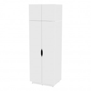 Шкаф "Аврора (H37)" (Белый) в Ревде - revda.mebel-74.com | фото