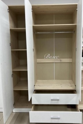 Шкаф "Милана" 3-х створчатый с 2 ящиками в Ревде - revda.mebel-74.com | фото
