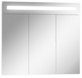 Шкаф-зеркало Аврора 80 с подсветкой LED Домино (DV8009HZ) в Ревде - revda.mebel-74.com | фото