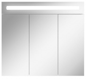 Шкаф-зеркало Аврора 80 с подсветкой LED Домино (DV8009HZ) в Ревде - revda.mebel-74.com | фото