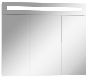 Шкаф-зеркало Аврора 85 с подсветкой LED Домино (DV8010HZ) в Ревде - revda.mebel-74.com | фото