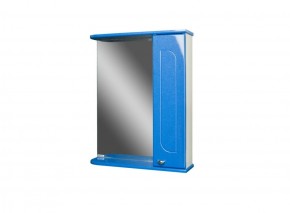 Шкаф-зеркало Радуга Синий металлик 50 ПРАВЫЙ АЙСБЕРГ (DA1128HZR) в Ревде - revda.mebel-74.com | фото