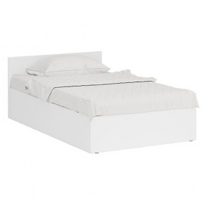 Стандарт Кровать 1200, цвет белый, ШхГхВ 123,5х203,5х70 см., сп.м. 1200х2000 мм., без матраса, основание есть в Ревде - revda.mebel-74.com | фото