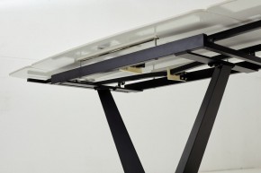 Стол ALATRI 120 MATT WHITE MARBLE SOLID CERAMIC / BLACK, ®DISAUR в Ревде - revda.mebel-74.com | фото