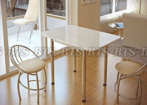 Стол обеденный (1000*690) белый глянец в Ревде - revda.mebel-74.com | фото