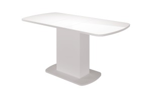 Стол обеденный Соренто 2 раздвижной (Белый) в Ревде - revda.mebel-74.com | фото