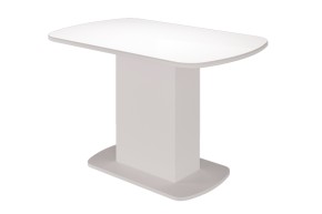 Стол обеденный Соренто (Белый глянец) в Ревде - revda.mebel-74.com | фото