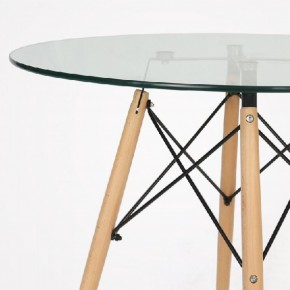 Стол обеденный стеклянный круглый ST 011 (D900) в Ревде - revda.mebel-74.com | фото