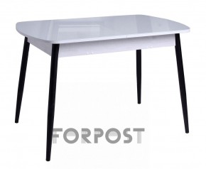 Стол раздвижной со стеклянной столешницей (BLACK, WHITE) в Ревде - revda.mebel-74.com | фото