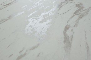 Стол RIETI 200 KL-99 Белый мрамор матовый, итальянская керамика / черный каркас, ®DISAUR в Ревде - revda.mebel-74.com | фото