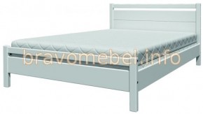 ВЕРОНИКА-1 Кровать из массива 900 (Белый Античный) в Ревде - revda.mebel-74.com | фото
