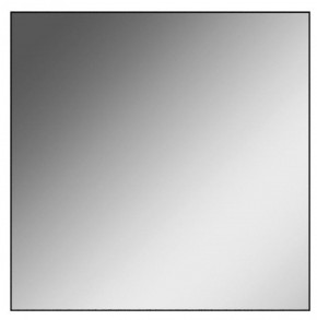 Зеркало Corsica 600х600 black без подсветки Sansa (SB1064Z) в Ревде - revda.mebel-74.com | фото