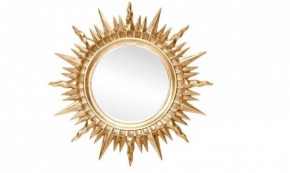 Зеркало круглое золото (1810(1) в Ревде - revda.mebel-74.com | фото