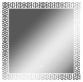 Зеркало Манила 700х700 с подсветкой Домино (GL7052Z) в Ревде - revda.mebel-74.com | фото