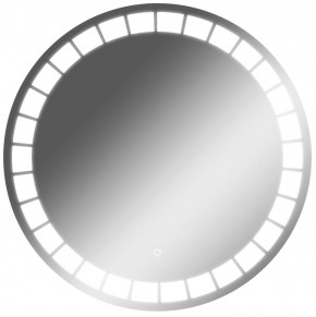 Зеркало Маскат 700х700 с подсветкой Домино (GL7057Z) в Ревде - revda.mebel-74.com | фото