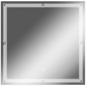 Зеркало Паликир 700х700 с подсветкой Домино (GL7051Z) в Ревде - revda.mebel-74.com | фото
