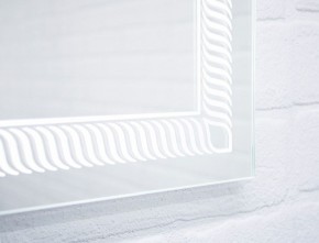 Зеркало Паликир 700х700 с подсветкой Домино (GL7051Z) в Ревде - revda.mebel-74.com | фото